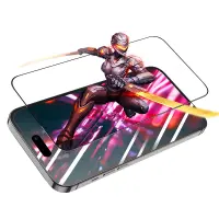 Tempered Glass Hoco A32 Anti Reflective Dustproof 0.33mm για Apple iPhone 14 Pro Black