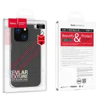 Case Hoco Slim Kevlar Texture for Apple iPhone 14 Black Red