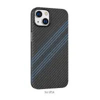 Case Hoco Slim Kevlar Texture  for Apple iPhone 14 Black Blue