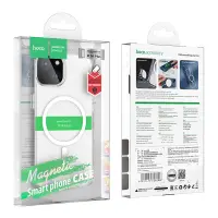 Case Hoco Magnetic Series Airbag Anti-Fall Protective for Apple iPhone 14 Plus Transparent