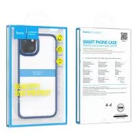 Case Hoco Golden Shield Frosted Protective for Apple iPhone 14 Plus Blue