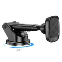 Car Mount Outlet Hoco CA116 Blue Shark Center Console Magnetic with Arm Extension Black