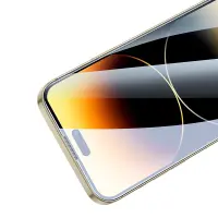Tempered Glass Hoco G1 0.33mm Flash Attach Full Silk Screen HD for Apple 14 Pro Max Black