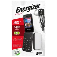 Energizer Energy E282SC 512MB/4GB Dual Sim 4G 2.8" KaiOS 1400 mAh, Bluetooth, Camera, Silver