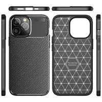 Case Ancus AutoFocus Carbon Fiber για Apple iPhone 14 Pro Max Black