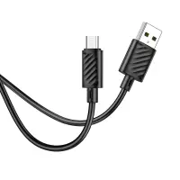 Data Cable Hoco X88 USB to Micro USB 2.4A  Black 1m