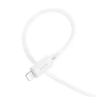 Data Cable Hoco X88 USB to Lightning  2.4A  for Fast Charging and Data Transfer White 1m