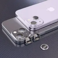 Camera Frame Film Hoco 3D Metal V12 Plus for AppleiPhone 14 / iPhone 14 Plus Purple