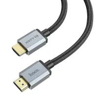 Data Cable HDMI Hoco US03 HDMI 2.1 to 8K 60Hz Ultra HD 48Gbps Black 1m Braided