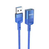 Extension Cable Hoco U107 USB Male to USB 3.0 Female 3A 5Gbps OTG 1.2m Blue