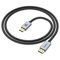 Cable Hoco US04 DisplayPort 1.4 to 8K Ultra HD 60Hz 32.4Gbps 1m Black