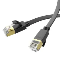 Patch Cable Hoco US07 General Pure Copper Cat 6 UTP Flat Cable 1Gbps 10m Black