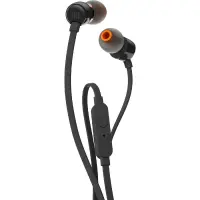 Hands Free JBL Tune 160 In-ear 3.5mm Pure Bass Sound with Mic JBLT160BLK Black