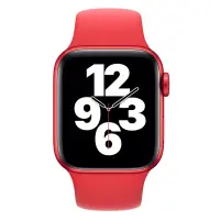 Watchband Hoco WA01 Flexible 38/40/41mm for Apple Watch series 1/2/3/4/5/6/7/8/SE Red Silicone Band