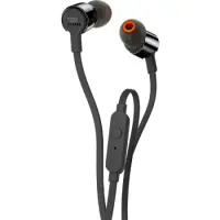 Hands Free JBL Tune 210 In-ear 3.5 mm Pure Bass Sound 8.7mm Dynamic Driver with Mic JBLT210BLK Black