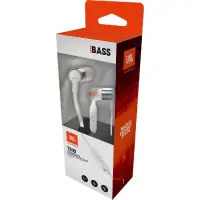 Hands Free JBL Tune 210 In-ear 3.5mm Pure Bass Sound 8.7mm Dynamic Driver with Mic JBLT210GRY Grey