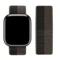 Watchband Hoco WA02 38/40/41mm Nylon for Apple Watch series 1/2/3/4/5/6/7/8/SE Storm Black with Grey