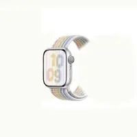 Watchband Hoco WA02 42/44/45/49mm Nylon for Apple Watch series 1/2/3/4/5/6/7/8/SE/Ultra Reflective Rainbow Edition