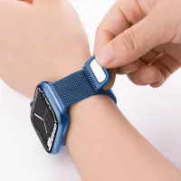 Watchband Hoco WA03 Simple Beauty 38/40/41mm for Apple Watch series 1/2/3/4/5/6/7/8/SE Stainless Steel Blue