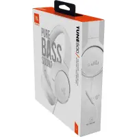 Stereo Headphone On-ear JBL Tune 500 3.5mm Pure Bass Sound witch mic JBLT500WHT White