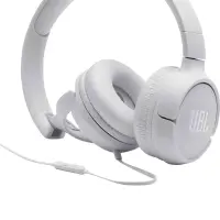 Stereo Headphone On-ear JBL Tune 500 3.5mm Pure Bass Sound witch mic JBLT500WHT White