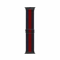 Watchband Hoco WA04 Fashion series 38/40/41mm Nylon for Apple Watch 1/2/3/4/5/6/7/8/SE Black and Red