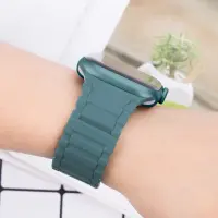 Watchband Hoco WA06 Flexible Military Pattern 42/44/45/49mm for Apple Watch 1/2/3/4/5/6/7/8/SE Green Shirt Grey Silicon Band