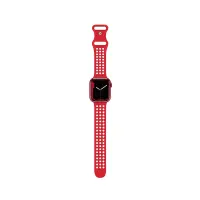 Watchband Hoco WA08 Flexible Honeycomb 38/40/41mm for Apple Watch 1/2/3/4/5/6/7/8/SE Big Red Silicon Band