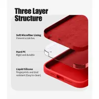 Case Goospery Silicone for Apple iPhone 14 Pro Red