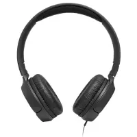 Stereo Headphone On-ear JBL Tune 500 3.5mm Pure Bass Sound with Mic JBLT500BLK Black