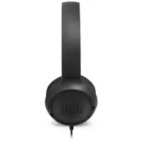 Stereo Headphone On-ear JBL Tune 500 3.5mm Pure Bass Sound with Mic JBLT500BLK Black