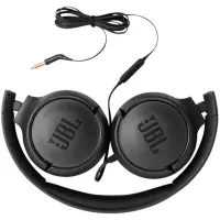 Stereo Headphone On-ear JBL Tune 500 3.5mm Pure Bass Sound with Mic JBLT500BLK Black