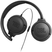 Stereo Headphone On-ear JBL Tune 500 3.5mm Pure Bass Sound with Mic JBLT500BLK Black