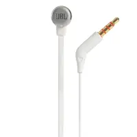 Hands Free JBL Tune 290 In-ear 3.5 mm Pure Bass Sound 8.7mm with Mic and Flat Cable JBLT290SIL Silver