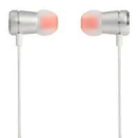 Hands Free JBL Tune 290 In-ear 3.5 mm Pure Bass Sound 8.7mm with Mic and Flat Cable JBLT290SIL Silver