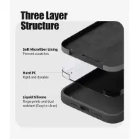 Case Goospery Silicone for Apple iPhone 14 Plus Black