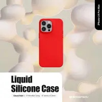 Case Goospery Silicone for Apple iPhone 14 Pro Max Red