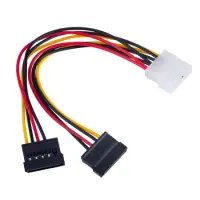 Adapter with cable Akyga AK-CA-16 Molex Male / 2x SATA Female 2x 15cm