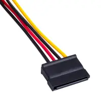 Adapter with cable Akyga AK-CA-16 Molex Male / 2x SATA Female 2x 15cm