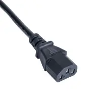 Power Cable Akyga AK-AG-01A British CCA BS 1363 (Typ G) / IEC C13 UK Black 1.5m