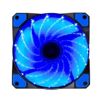 Case Fan Akyga AW-12C-BL 120mm  Molex 3-pin 15 LED Blue