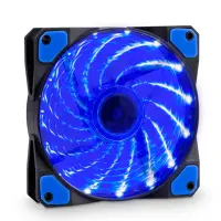 Case Fan Akyga AW-12C-BL 120mm  Molex 3-pin 15 LED Blue