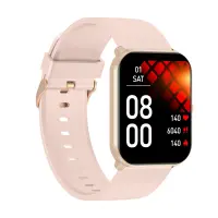 Maxcom Smartwatch Fit FW36 Aurum SE 220mAh Pink Gold Silicon Band