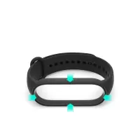 Band Replacement Ancus Wear for Mi Smart Band 7 Black