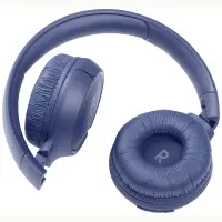 Bluetooth Stereo JBL JBLT510  Over-ear  Pure Bass Sound Multipoint, Support Voice Assistant με 40 hr Blue