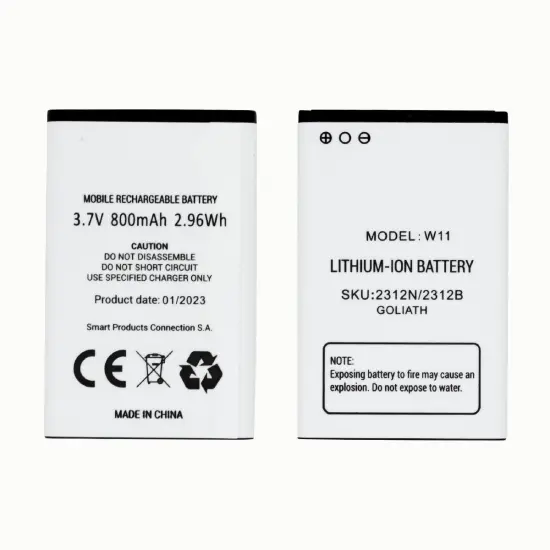 Battery Type BL-4C for Nokia, Flamefox and Keypad Phones 800mAh OEM Bulk