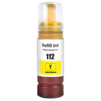 Ink EPSON Compatible E112 C13T06C44A 70ml Pages: 6000 Yellow for L11160, L15150, L15160, L15180, L6460, L6490, L6550, L6570, L6580, M15140, M15180