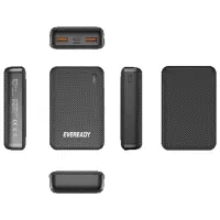 Power Bank Energizer Eveready Mini 10000mAh 2.1A with 2xUSB 2.0 and LED Battery Display Black