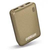 Power Bank Energizer Eveready Mini 10000mAh 2.1A with 2xUSB 2.0 and LED Battery Display Gold