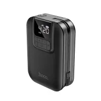 Smart Air Pump Hoco S53 Breeze 5000mAh 3.5 bar Air Pressure with 4 Working Modes and Led Light Black